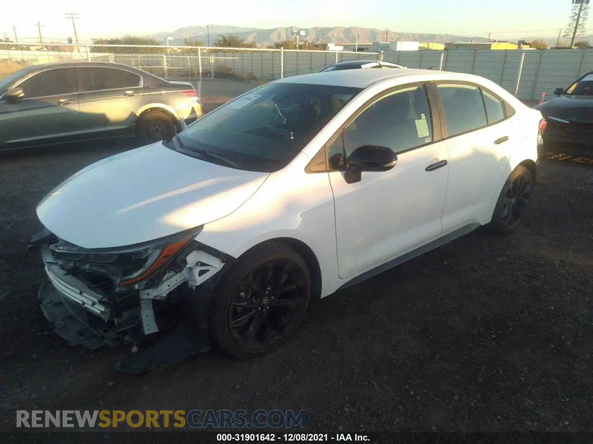 2 Photograph of a damaged car 5YFS4MCE3MP087545 TOYOTA COROLLA 2021