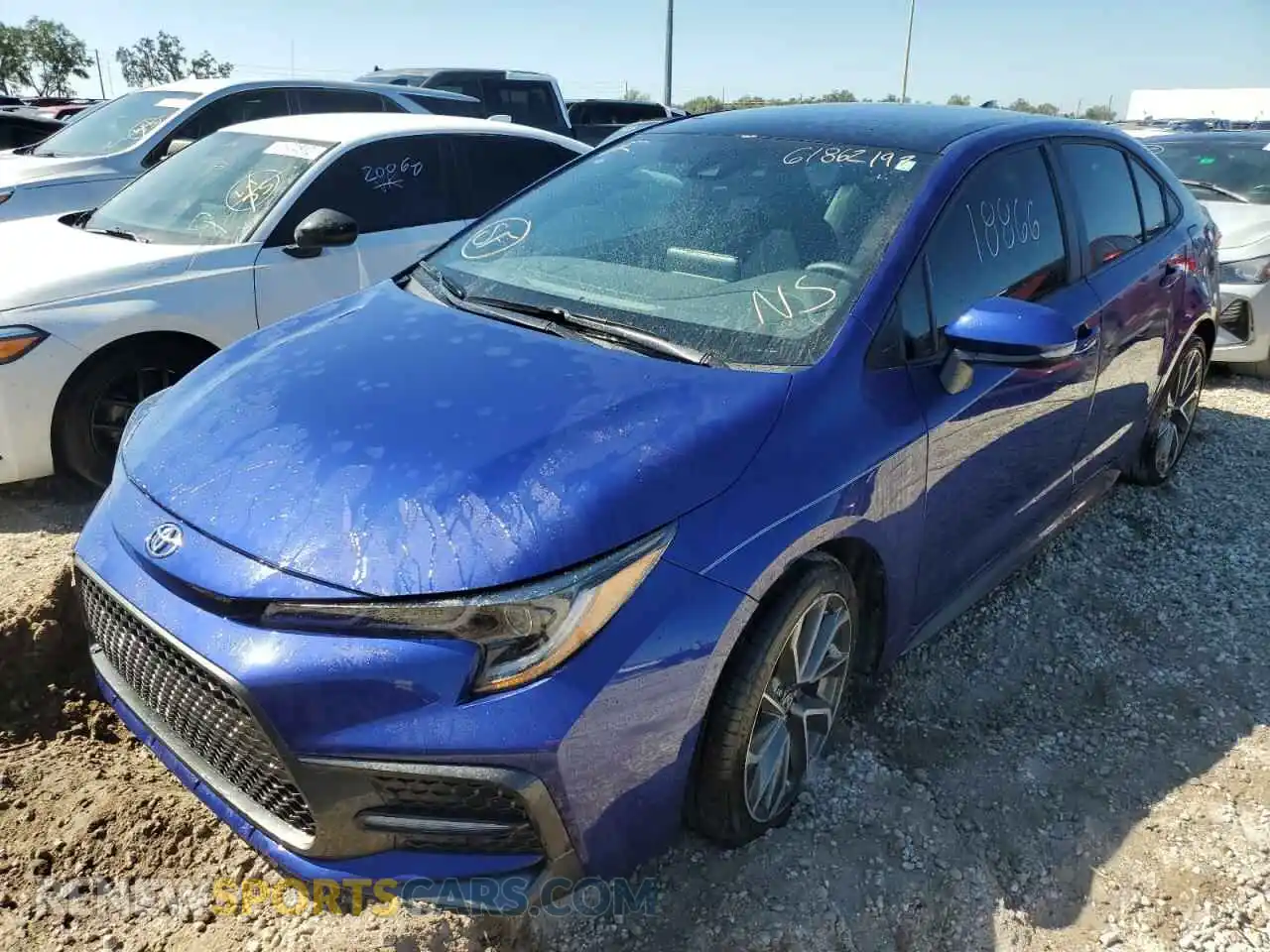 2 Photograph of a damaged car 5YFS4MCE3MP087738 TOYOTA COROLLA 2021