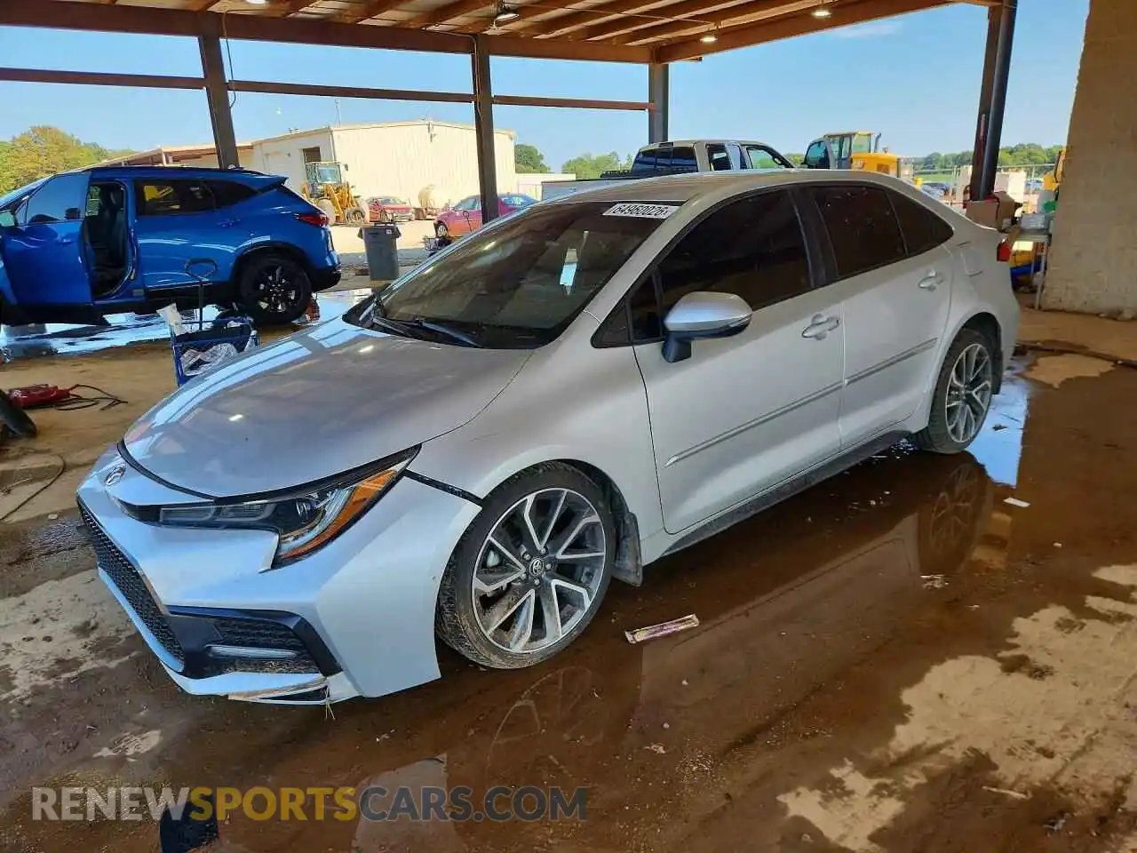1 fotografías del automóvil dañado 5YFS4MCE3MP093555 TOYOTA COROLLA 2021
