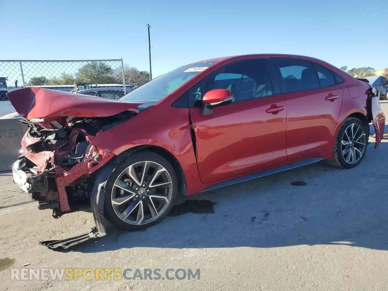 1 fotografías del automóvil dañado 5YFS4MCE3MP094091 TOYOTA COROLLA 2021