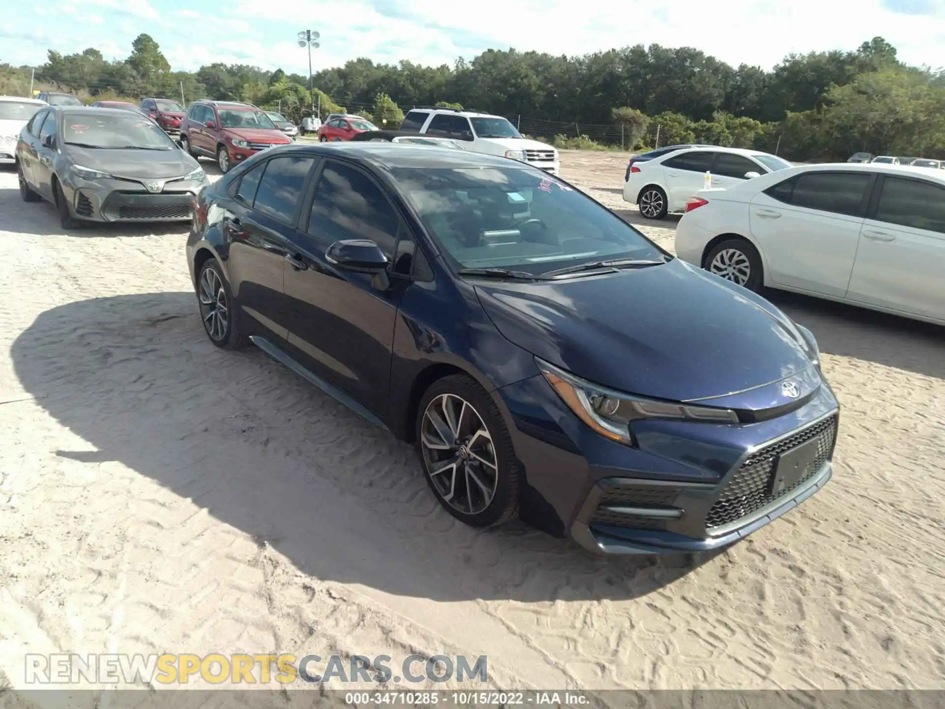1 Photograph of a damaged car 5YFS4MCE3MP094723 TOYOTA COROLLA 2021