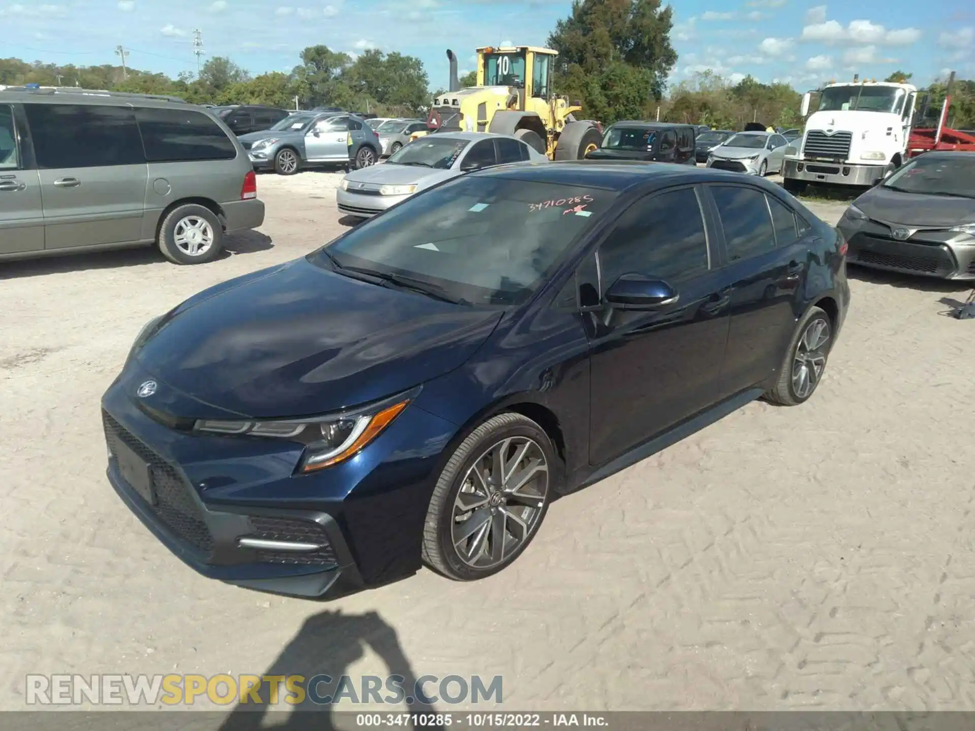 2 Photograph of a damaged car 5YFS4MCE3MP094723 TOYOTA COROLLA 2021