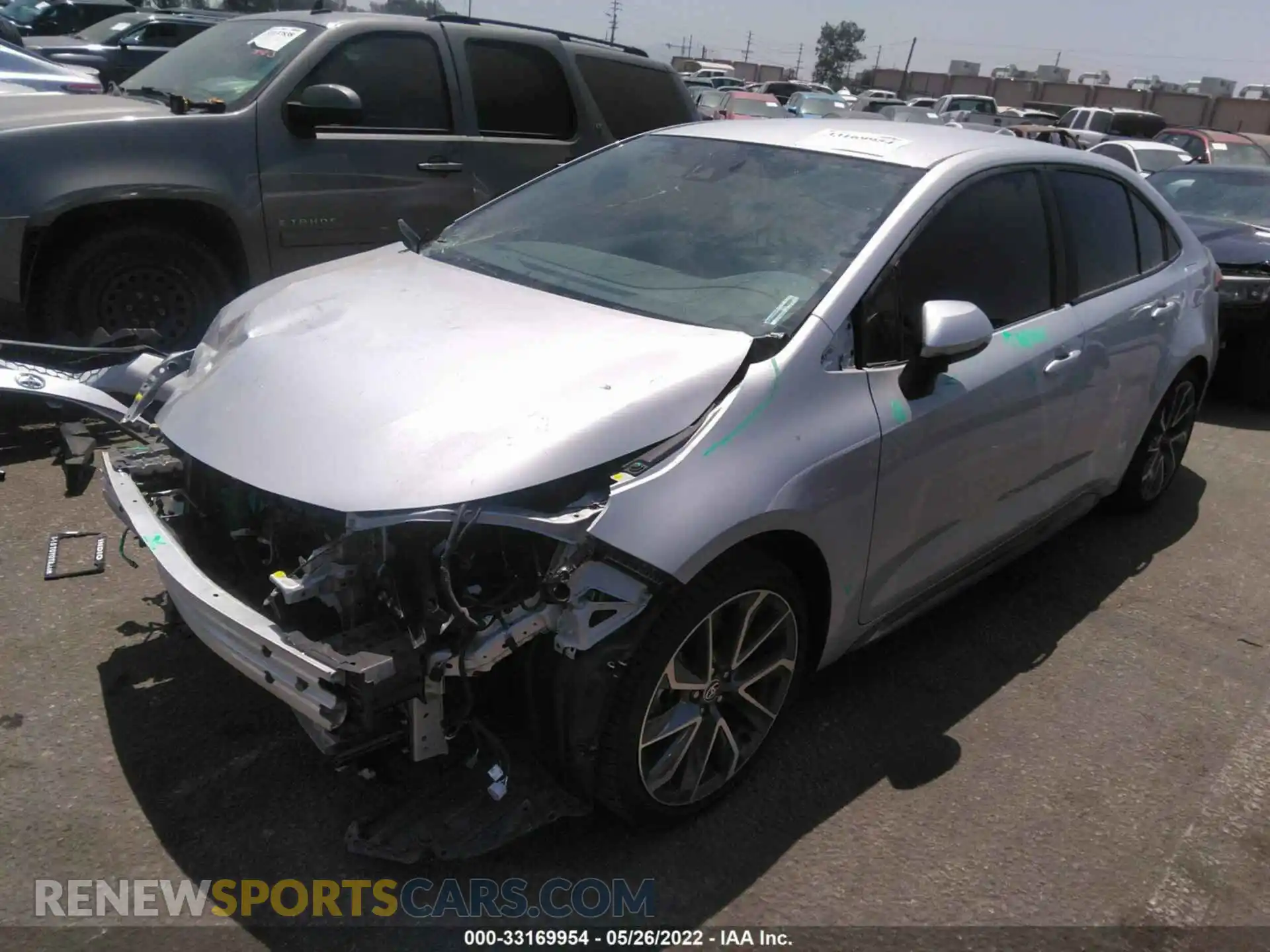 2 Photograph of a damaged car 5YFS4MCE3MP095841 TOYOTA COROLLA 2021