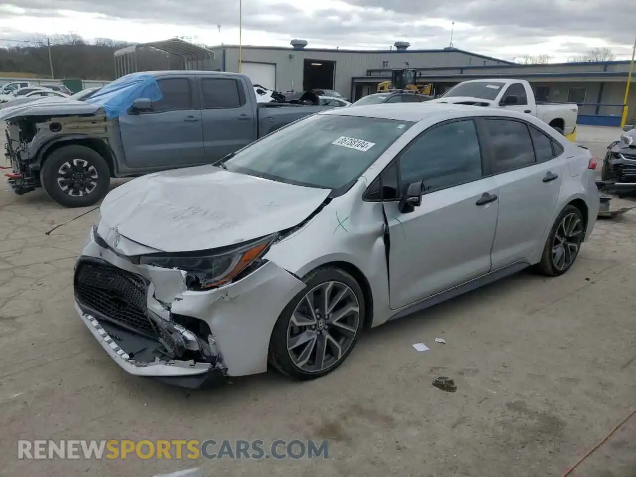 1 Photograph of a damaged car 5YFS4MCE4MP060001 TOYOTA COROLLA 2021