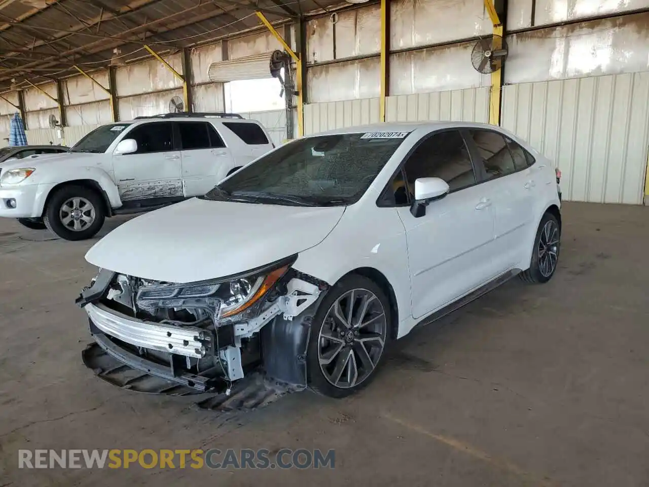 1 Photograph of a damaged car 5YFS4MCE4MP061830 TOYOTA COROLLA 2021