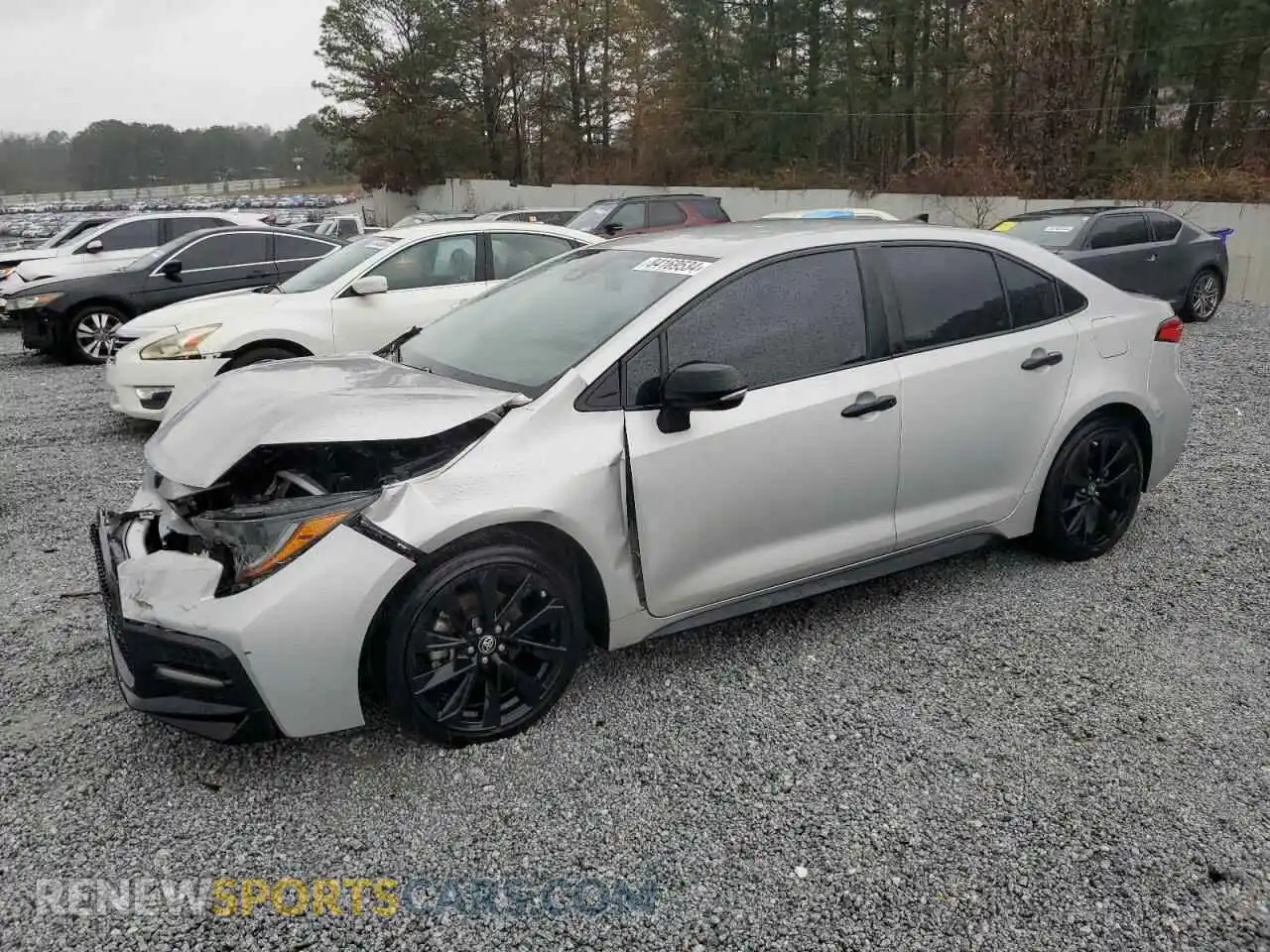 1 Photograph of a damaged car 5YFS4MCE4MP062007 TOYOTA COROLLA 2021