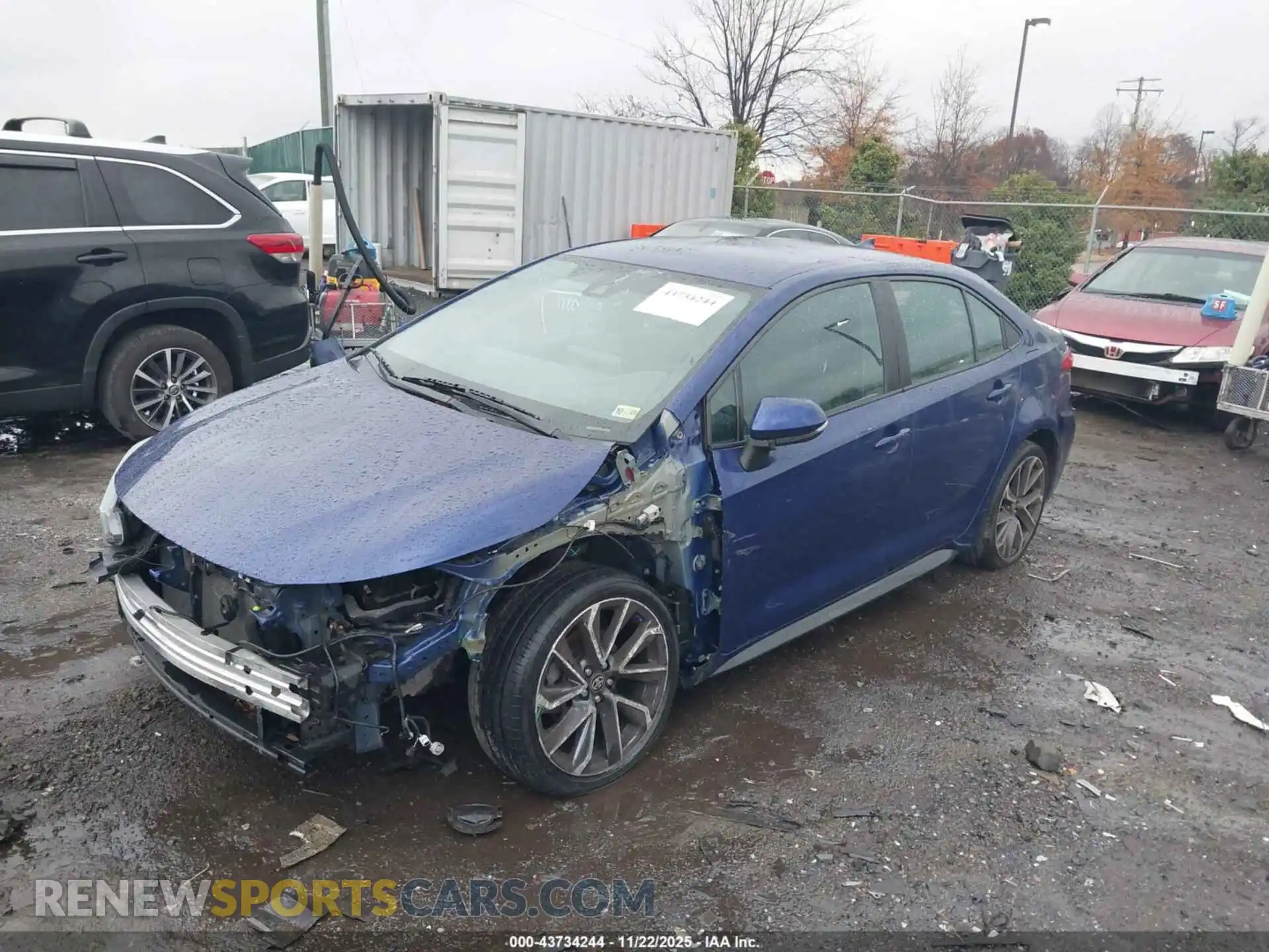 2 Photograph of a damaged car 5YFS4MCE4MP065893 TOYOTA COROLLA 2021