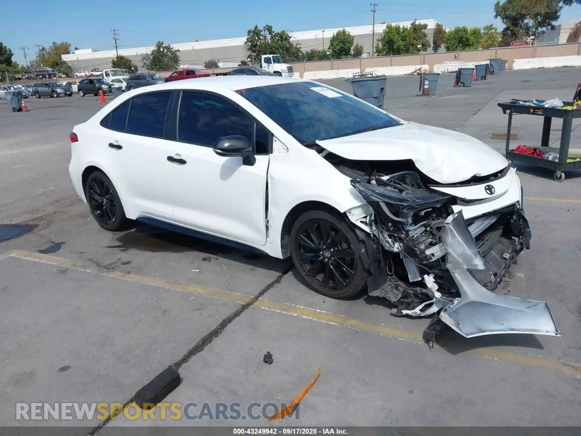 1 Photograph of a damaged car 5YFS4MCE4MP071841 TOYOTA COROLLA 2021