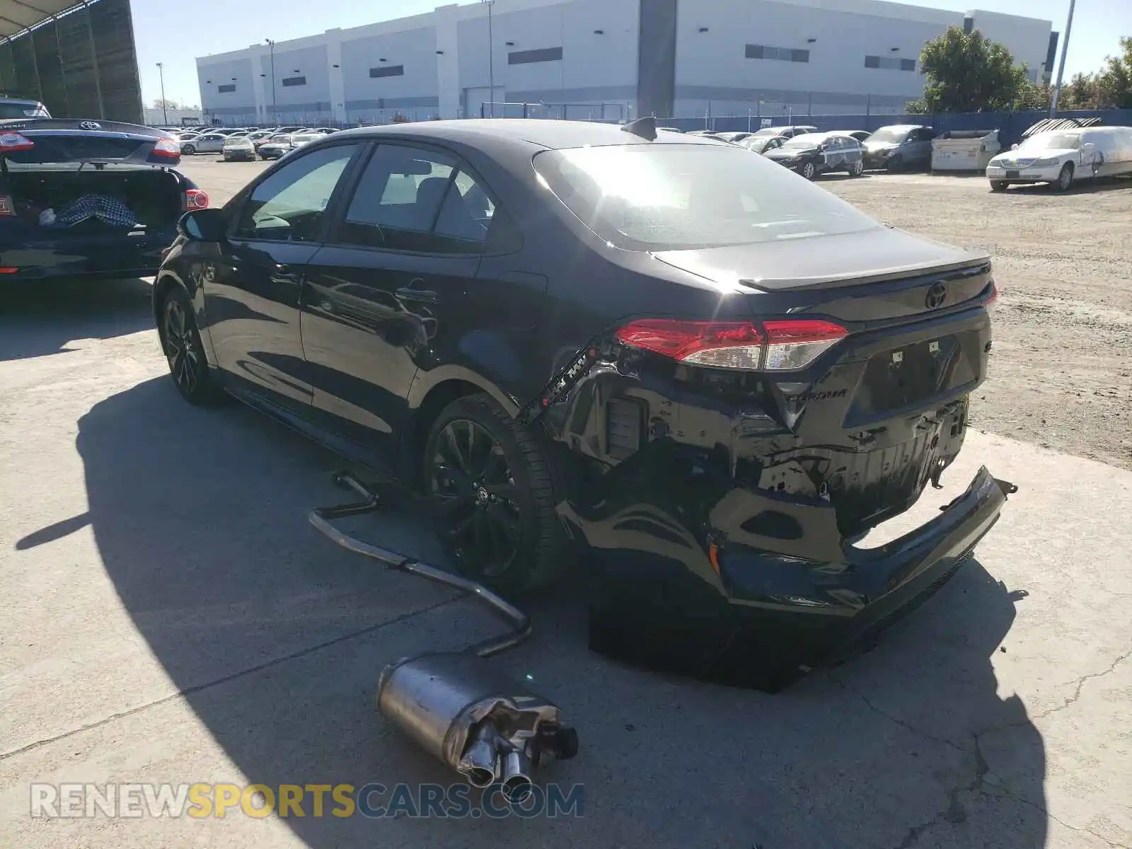 3 Photograph of a damaged car 5YFS4MCE4MP072262 TOYOTA COROLLA 2021