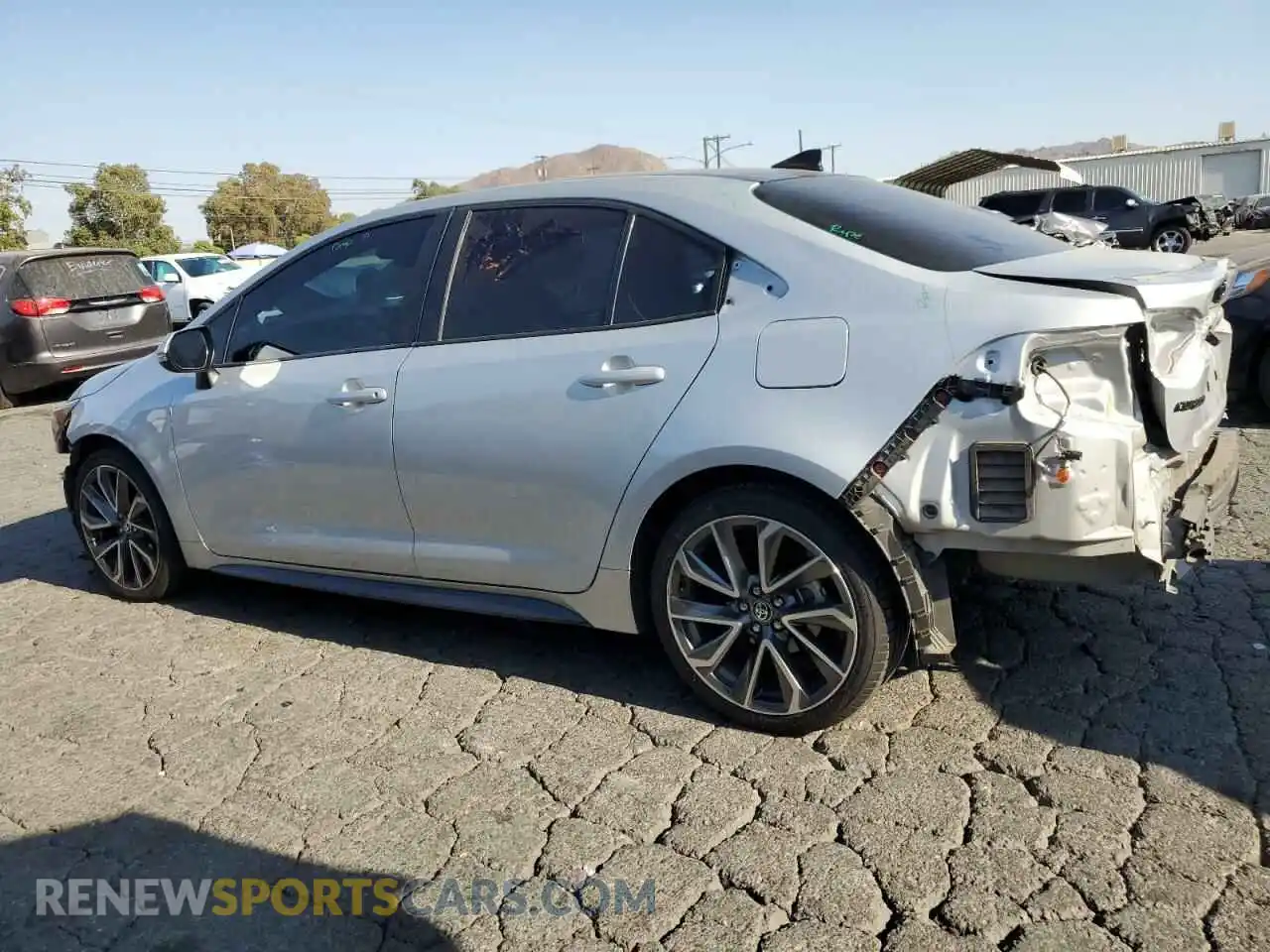 2 Photograph of a damaged car 5YFS4MCE4MP072732 TOYOTA COROLLA 2021
