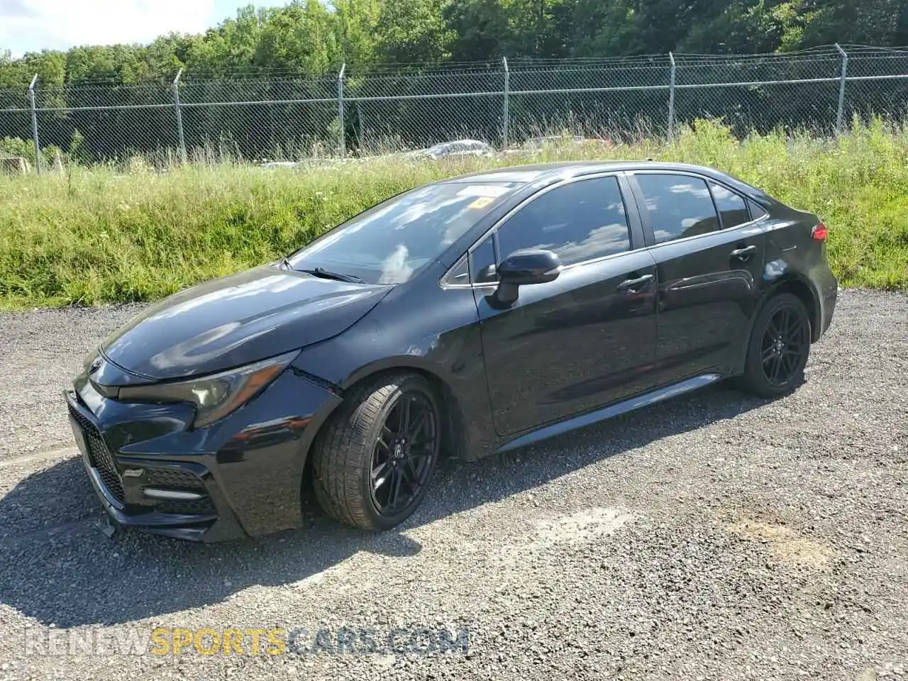1 Photograph of a damaged car 5YFS4MCE4MP073203 TOYOTA COROLLA 2021