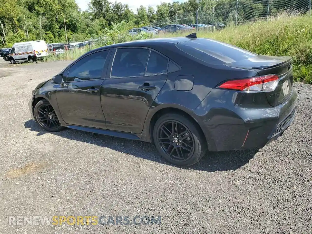 2 Photograph of a damaged car 5YFS4MCE4MP073203 TOYOTA COROLLA 2021