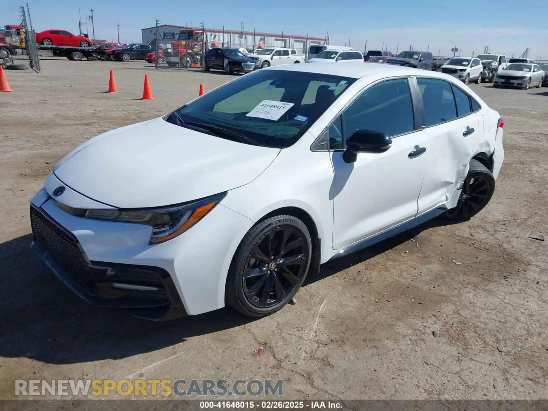 2 Photograph of a damaged car 5YFS4MCE4MP075548 TOYOTA COROLLA 2021