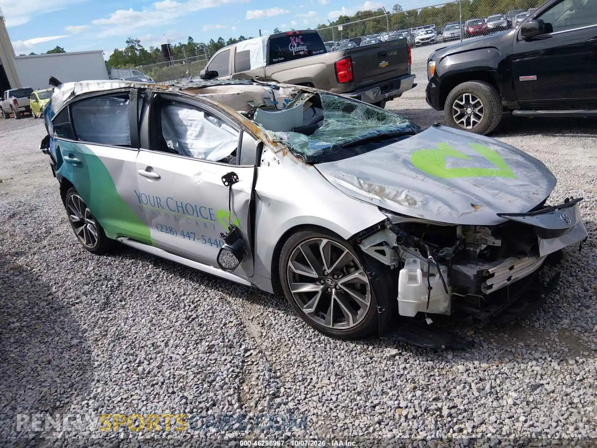 1 Фотография поврежденного автомобиля 5YFS4MCE4MP075839 TOYOTA COROLLA 2021