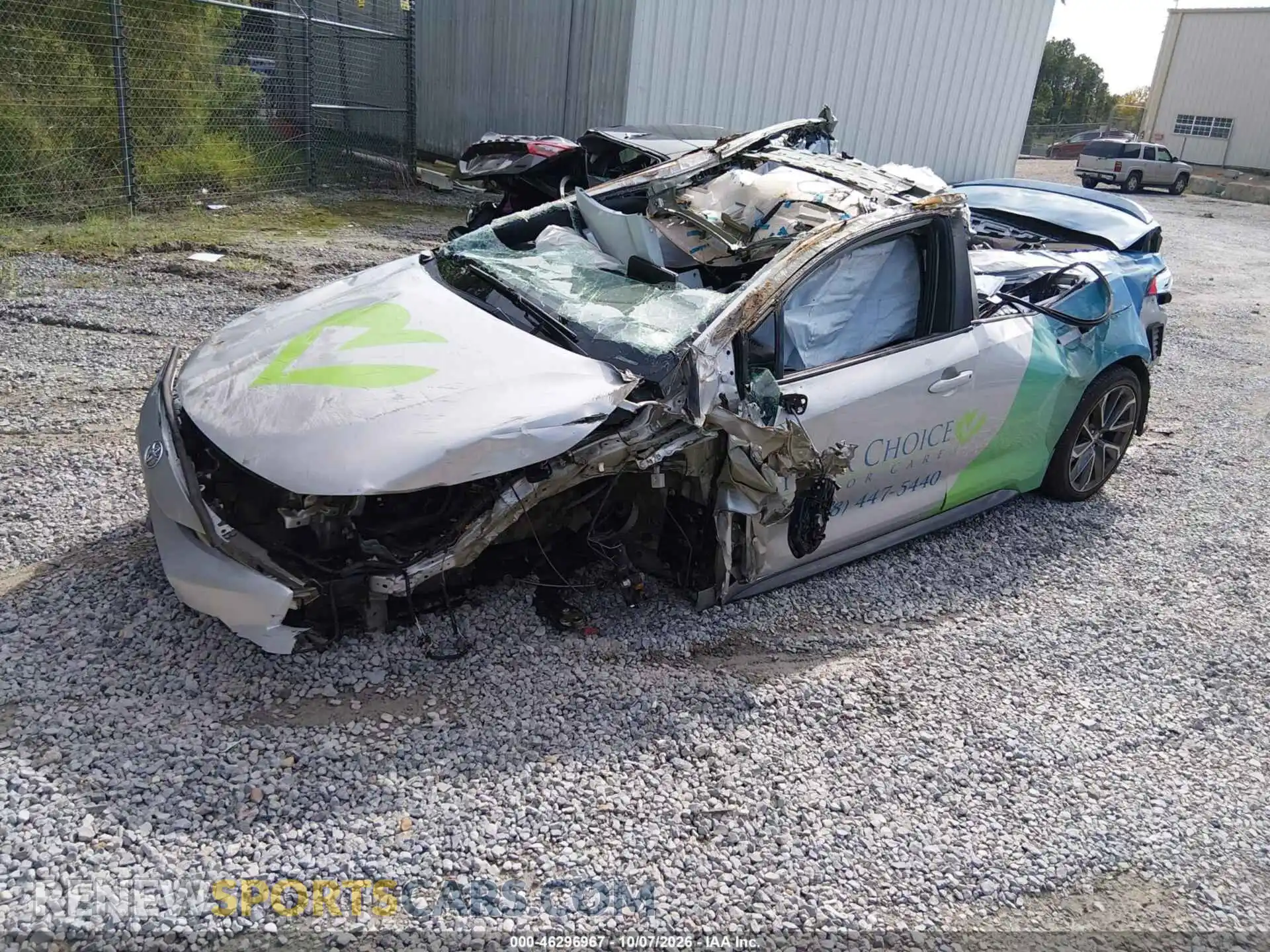 2 Фотография поврежденного автомобиля 5YFS4MCE4MP075839 TOYOTA COROLLA 2021