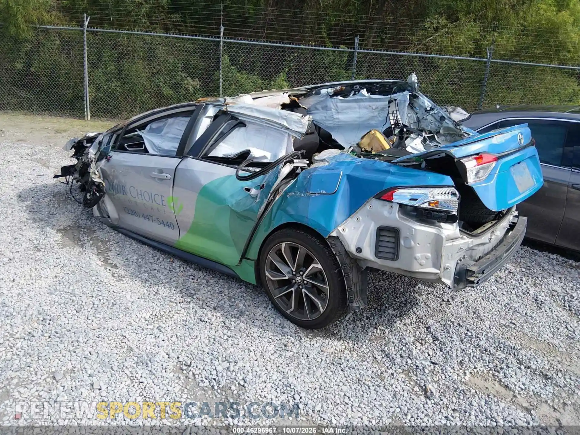 3 Фотография поврежденного автомобиля 5YFS4MCE4MP075839 TOYOTA COROLLA 2021