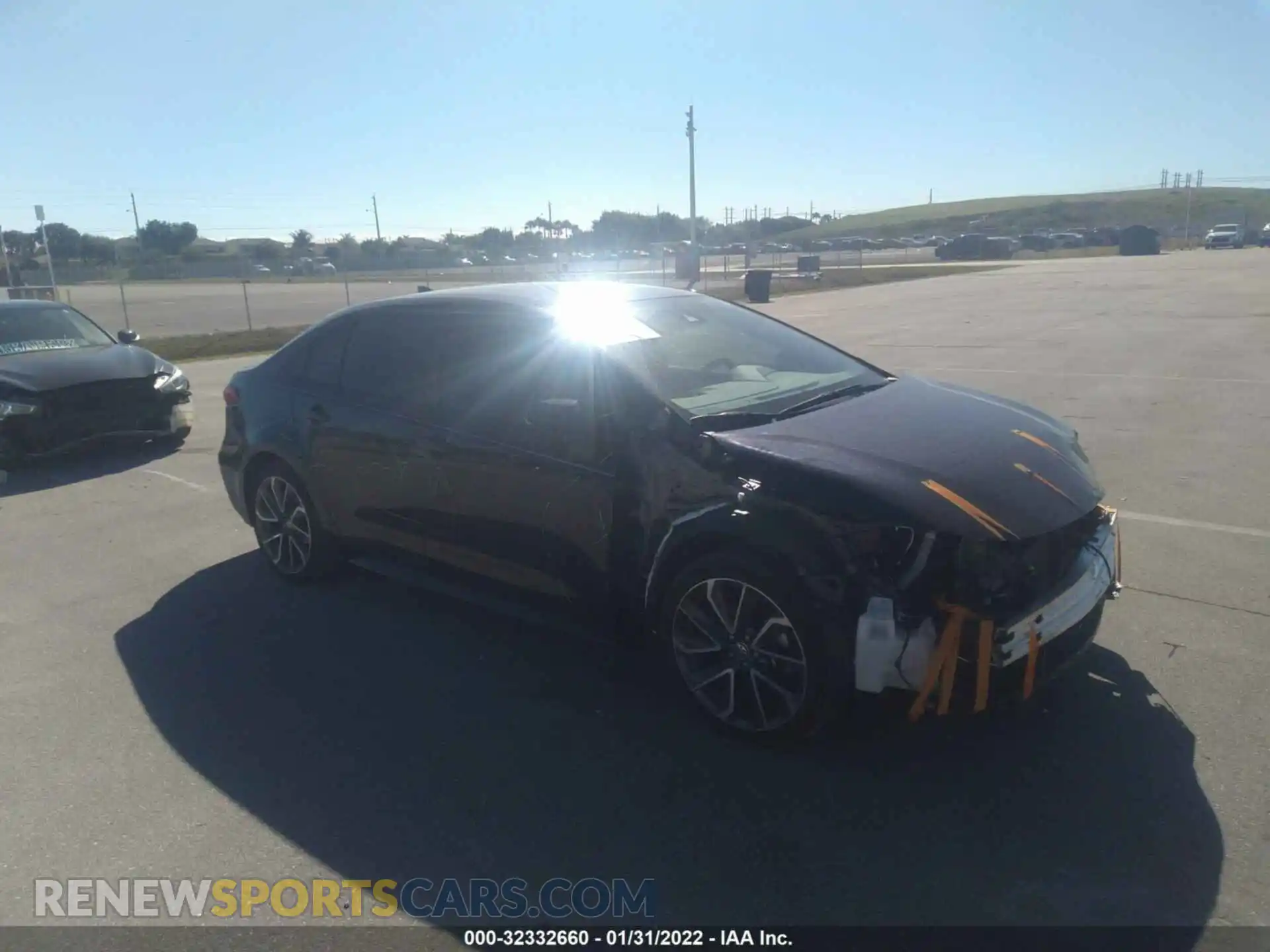 1 Photograph of a damaged car 5YFS4MCE4MP077588 TOYOTA COROLLA 2021