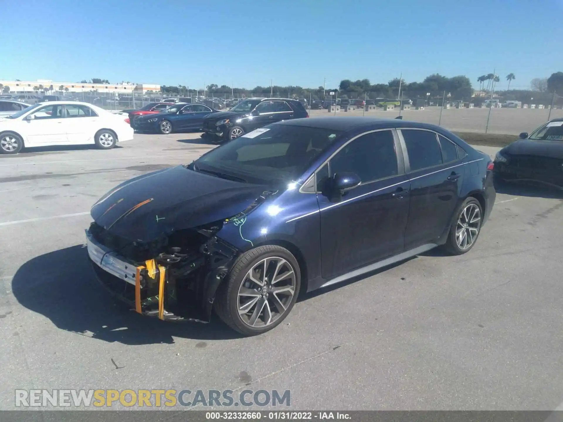 2 Photograph of a damaged car 5YFS4MCE4MP077588 TOYOTA COROLLA 2021
