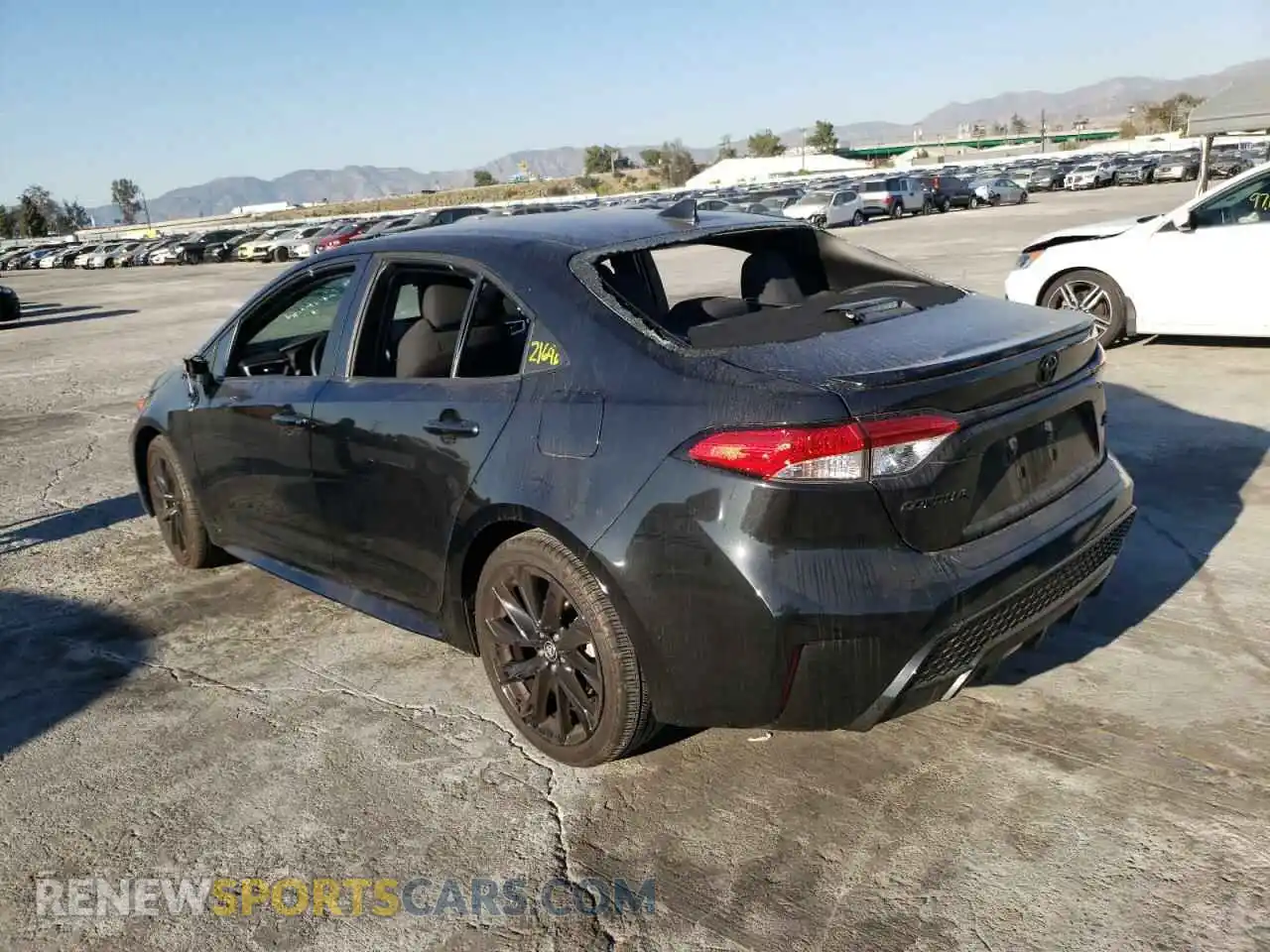 2 Photograph of a damaged car 5YFS4MCE4MP083844 TOYOTA COROLLA 2021