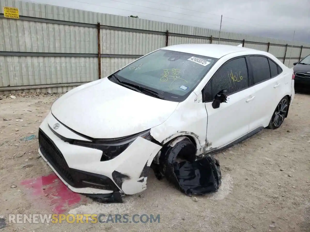 2 Photograph of a damaged car 5YFS4MCE4MP084489 TOYOTA COROLLA 2021