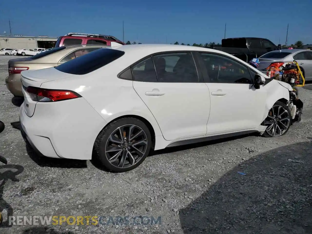 3 Photograph of a damaged car 5YFS4MCE4MP087733 TOYOTA COROLLA 2021