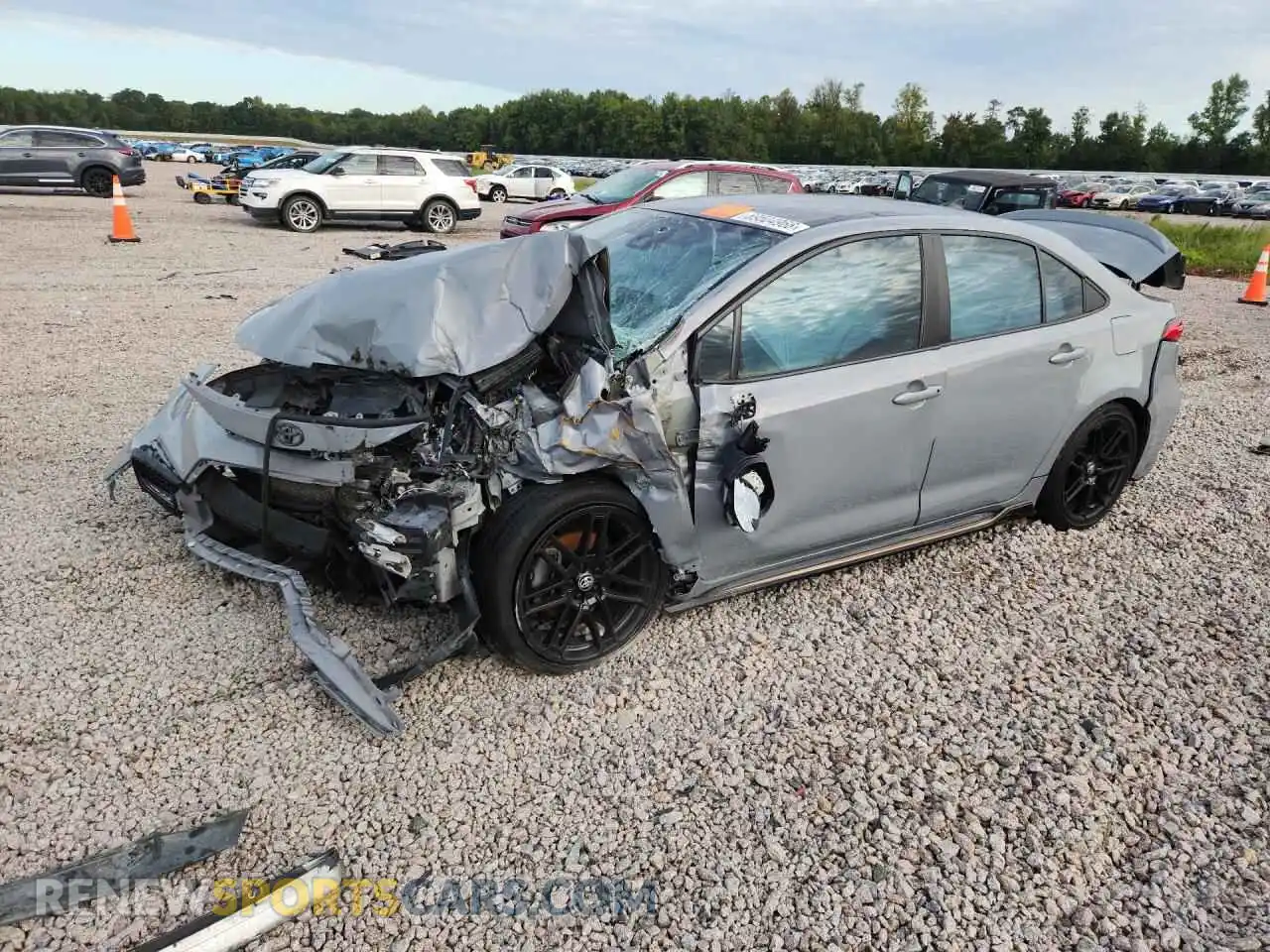 1 Photograph of a damaged car 5YFS4MCE4MP087926 TOYOTA COROLLA 2021