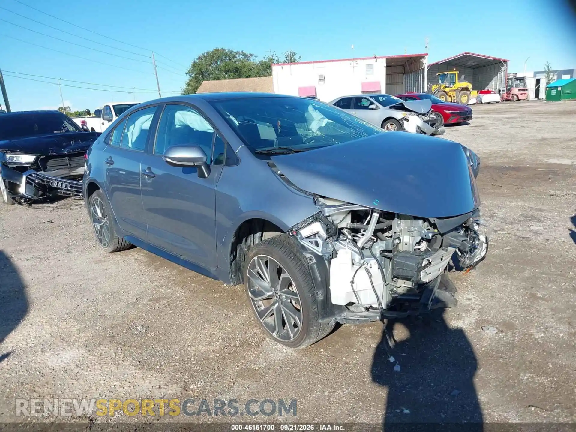 1 Photograph of a damaged car 5YFS4MCE4MP087943 TOYOTA COROLLA 2021