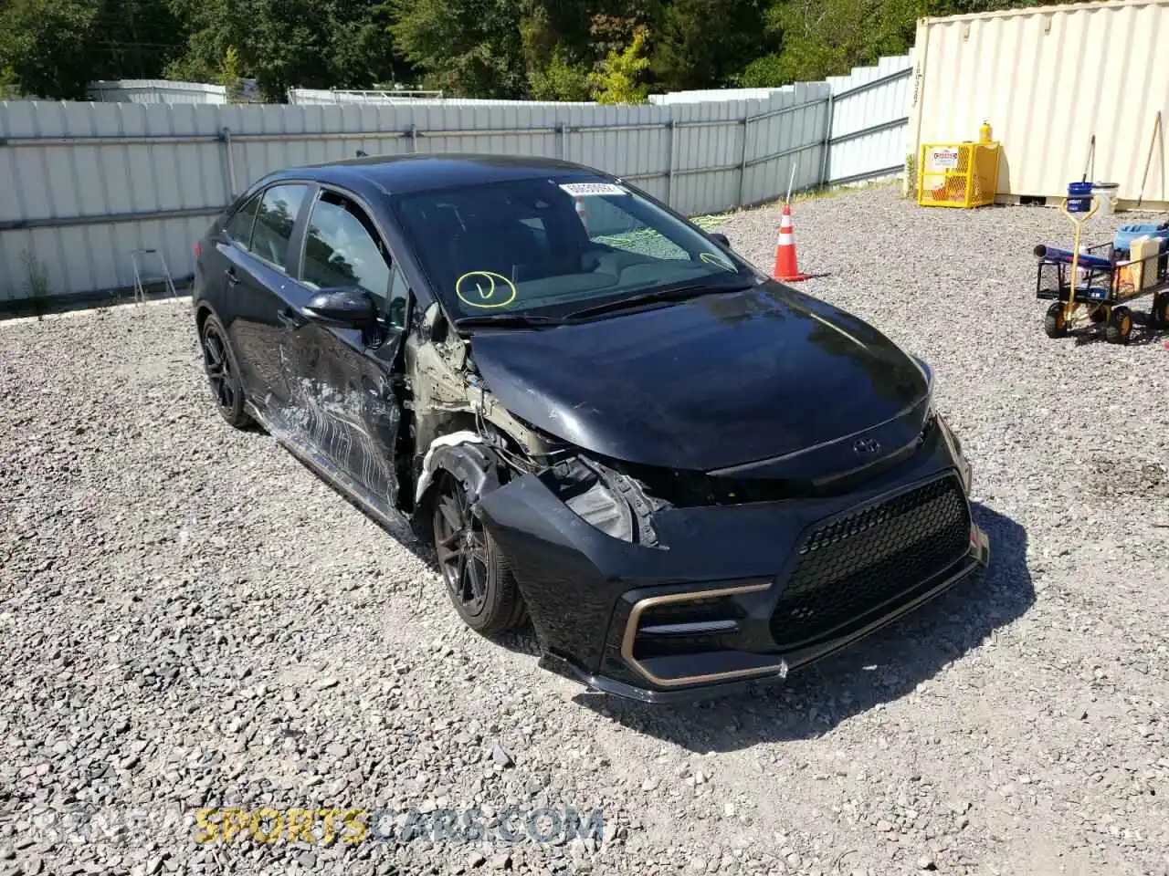 1 Photograph of a damaged car 5YFS4MCE4MP088610 TOYOTA COROLLA 2021