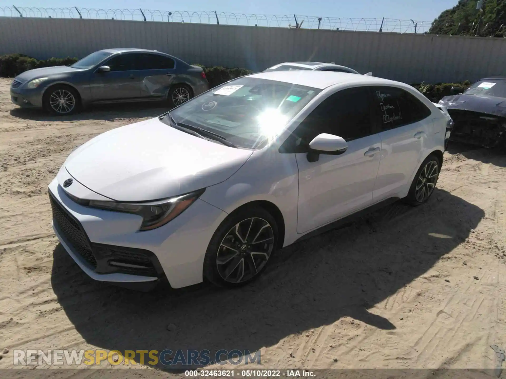 2 Photograph of a damaged car 5YFS4MCE4MP091040 TOYOTA COROLLA 2021