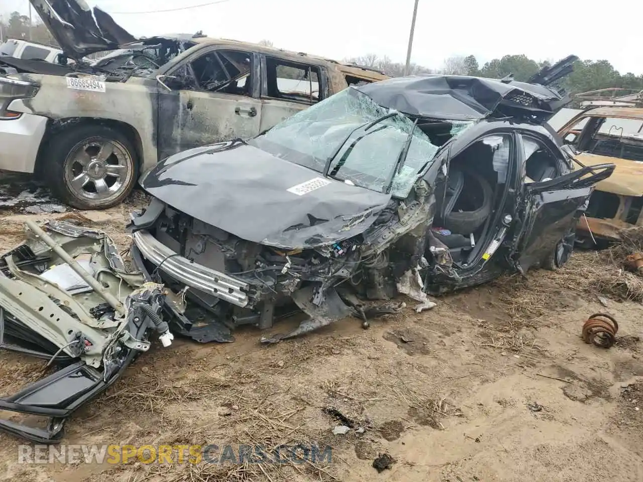 1 Photograph of a damaged car 5YFS4MCE4MP092026 TOYOTA COROLLA 2021
