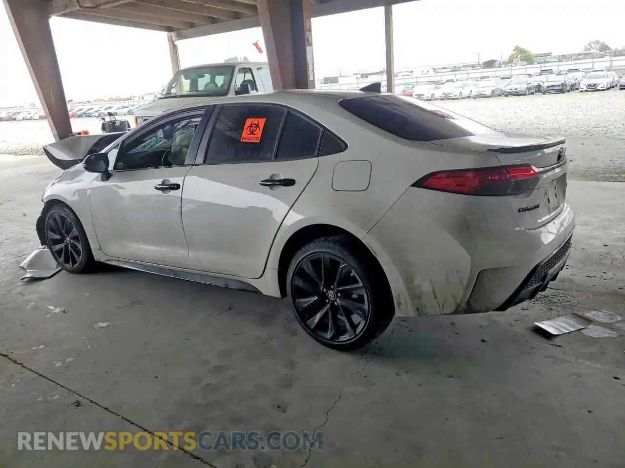 2 Photograph of a damaged car 5YFS4MCE4MP096447 TOYOTA COROLLA 2021