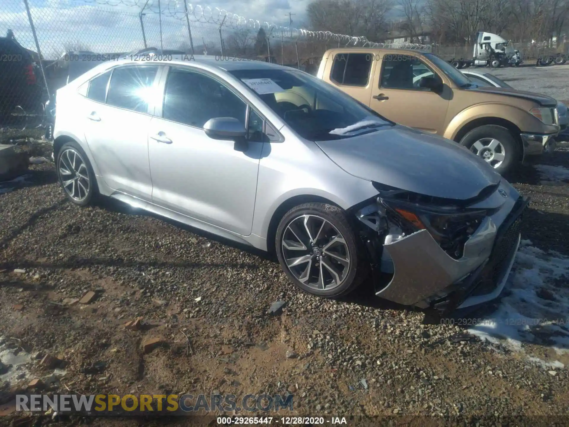 1 Photograph of a damaged car 5YFS4MCE5MP063621 TOYOTA COROLLA 2021