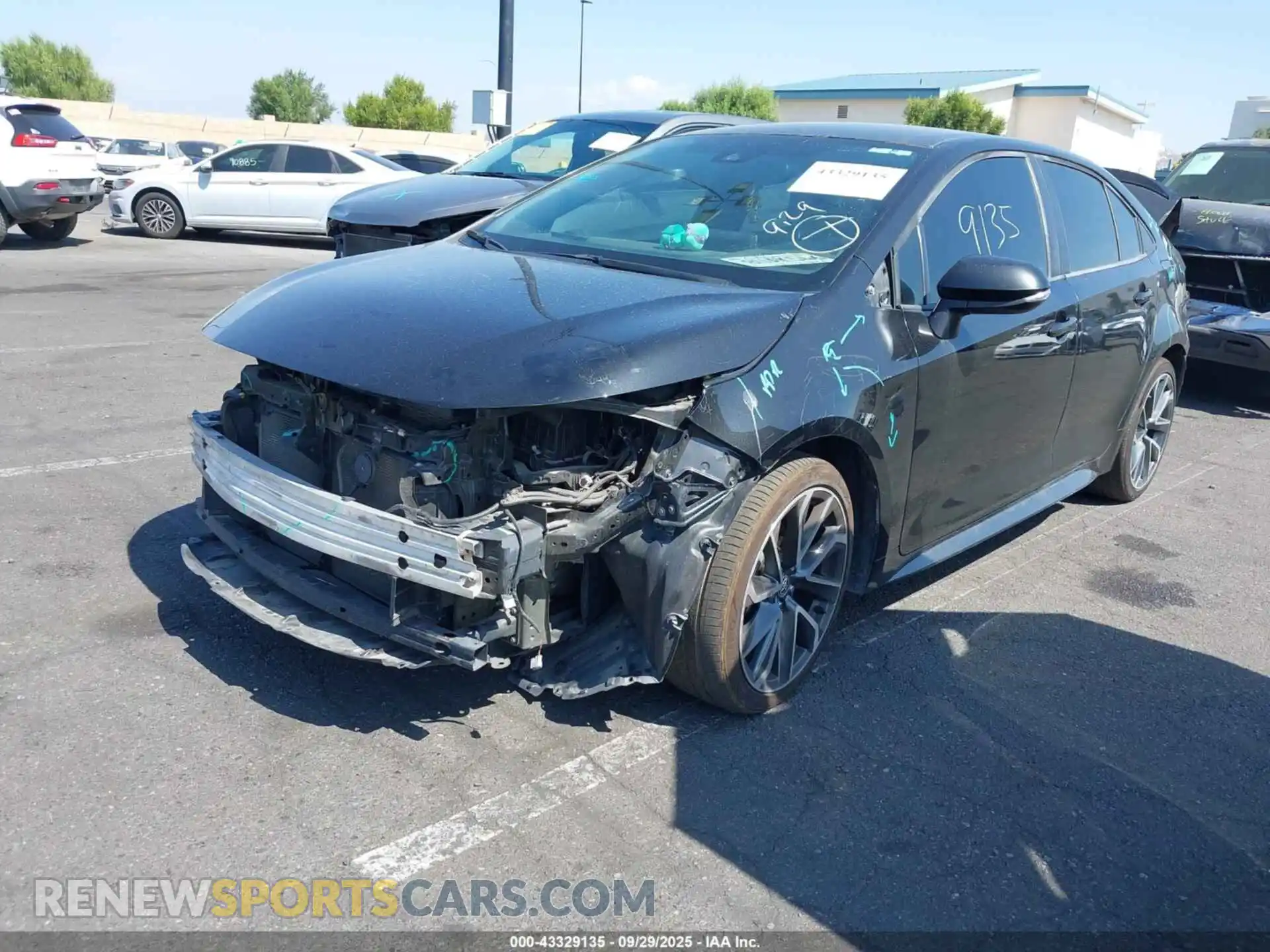 2 Photograph of a damaged car 5YFS4MCE5MP064882 TOYOTA COROLLA 2021
