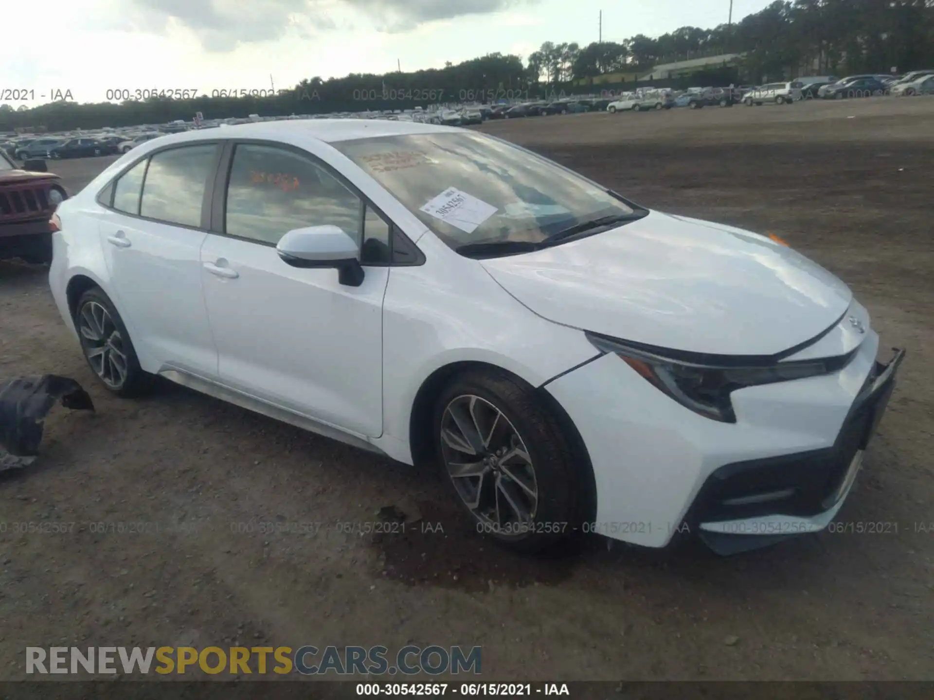 1 Photograph of a damaged car 5YFS4MCE5MP068026 TOYOTA COROLLA 2021