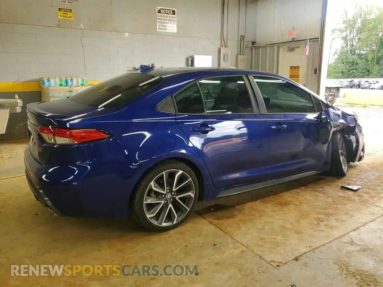 3 Фотография поврежденного автомобиля 5YFS4MCE5MP068558 TOYOTA COROLLA 2021