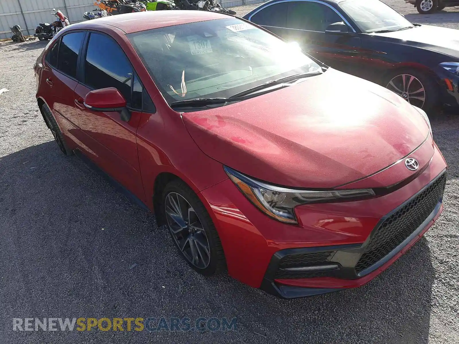 1 Photograph of a damaged car 5YFS4MCE5MP068964 TOYOTA COROLLA 2021