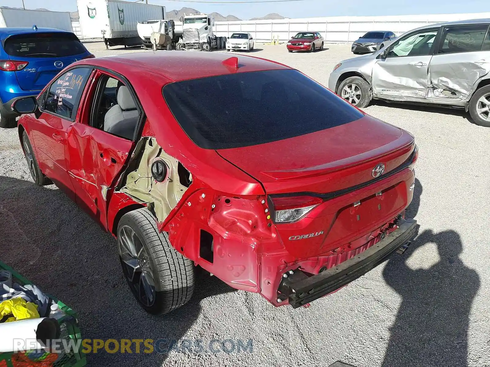 3 Photograph of a damaged car 5YFS4MCE5MP068964 TOYOTA COROLLA 2021