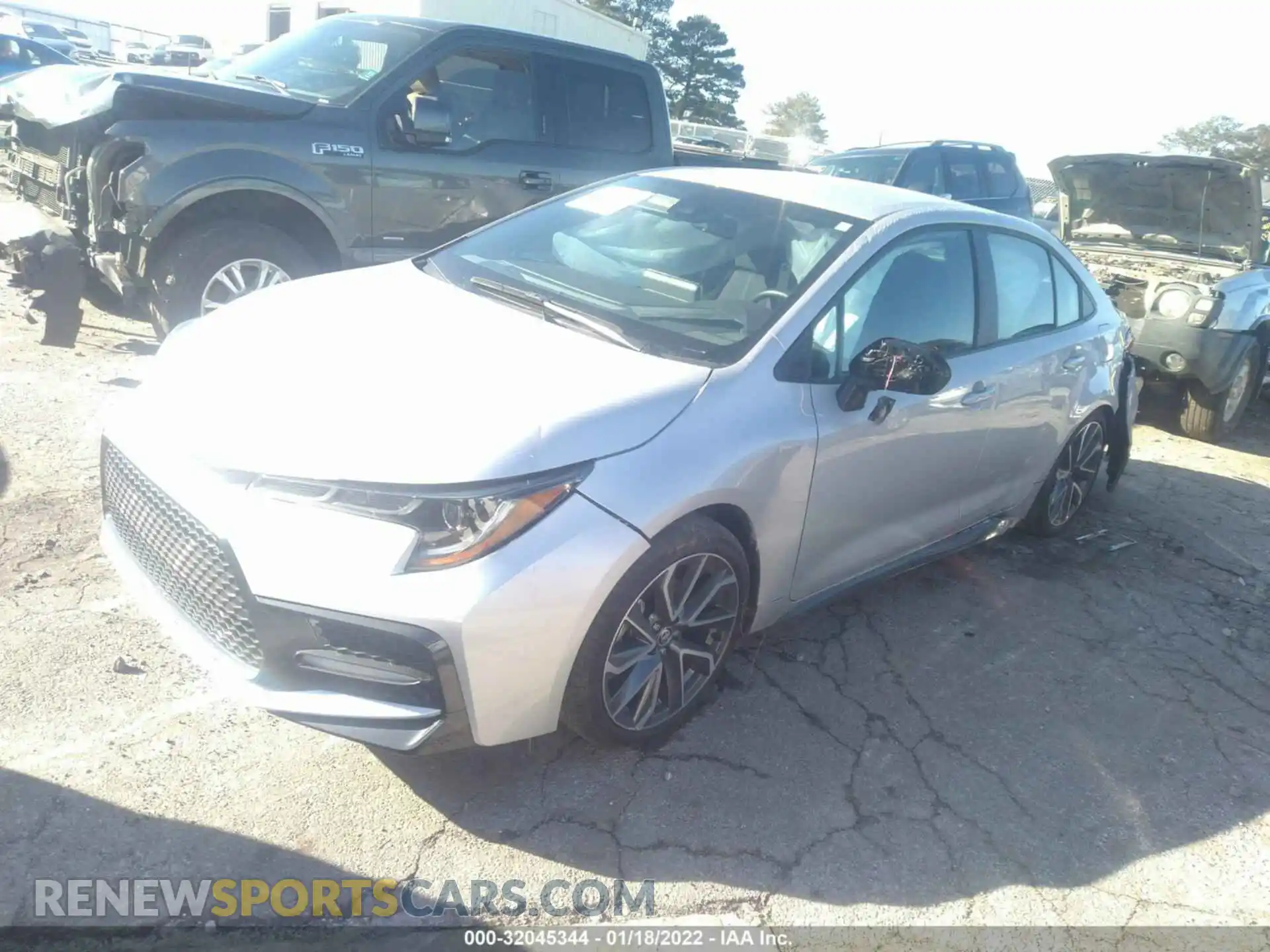 2 Photograph of a damaged car 5YFS4MCE5MP078068 TOYOTA COROLLA 2021