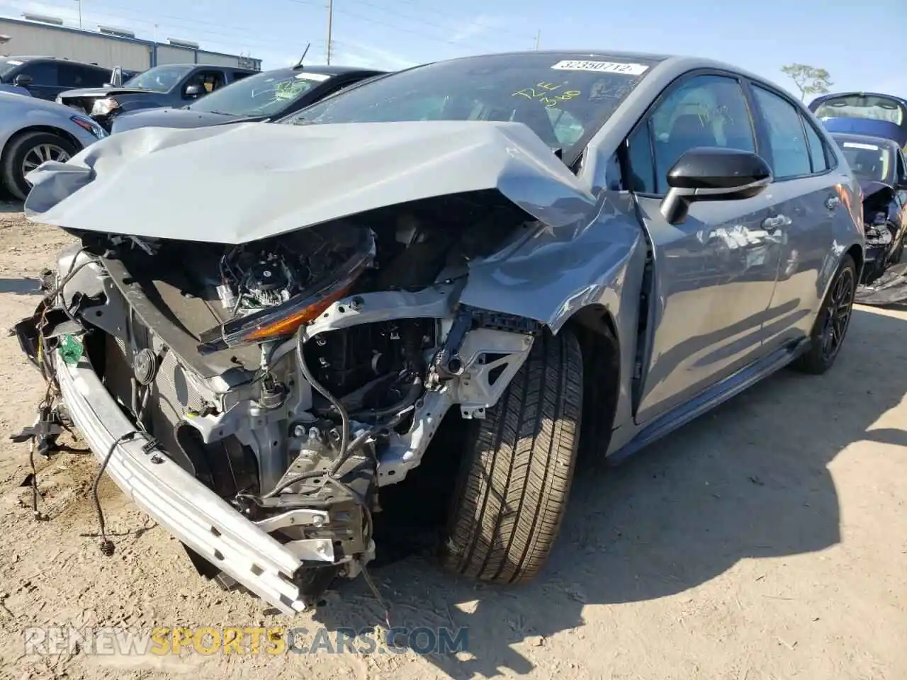 2 Photograph of a damaged car 5YFS4MCE5MP082153 TOYOTA COROLLA 2021