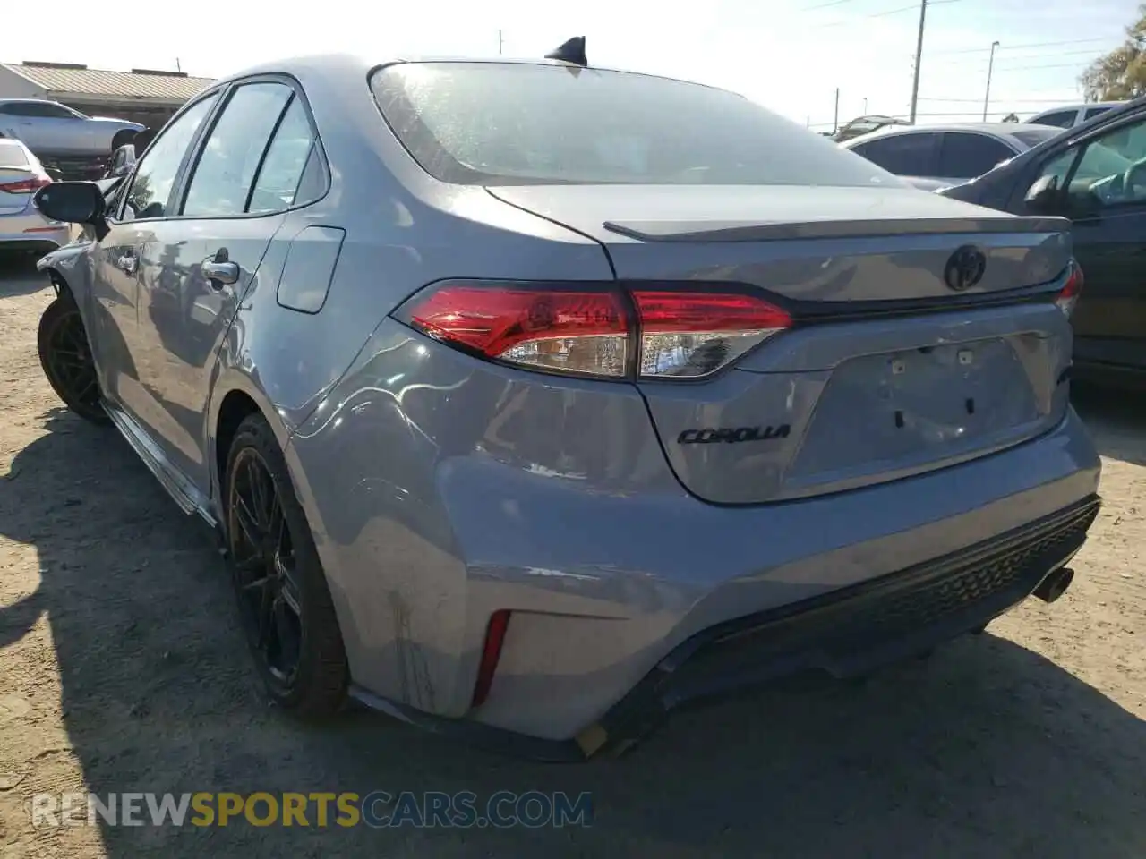 3 Photograph of a damaged car 5YFS4MCE5MP082153 TOYOTA COROLLA 2021