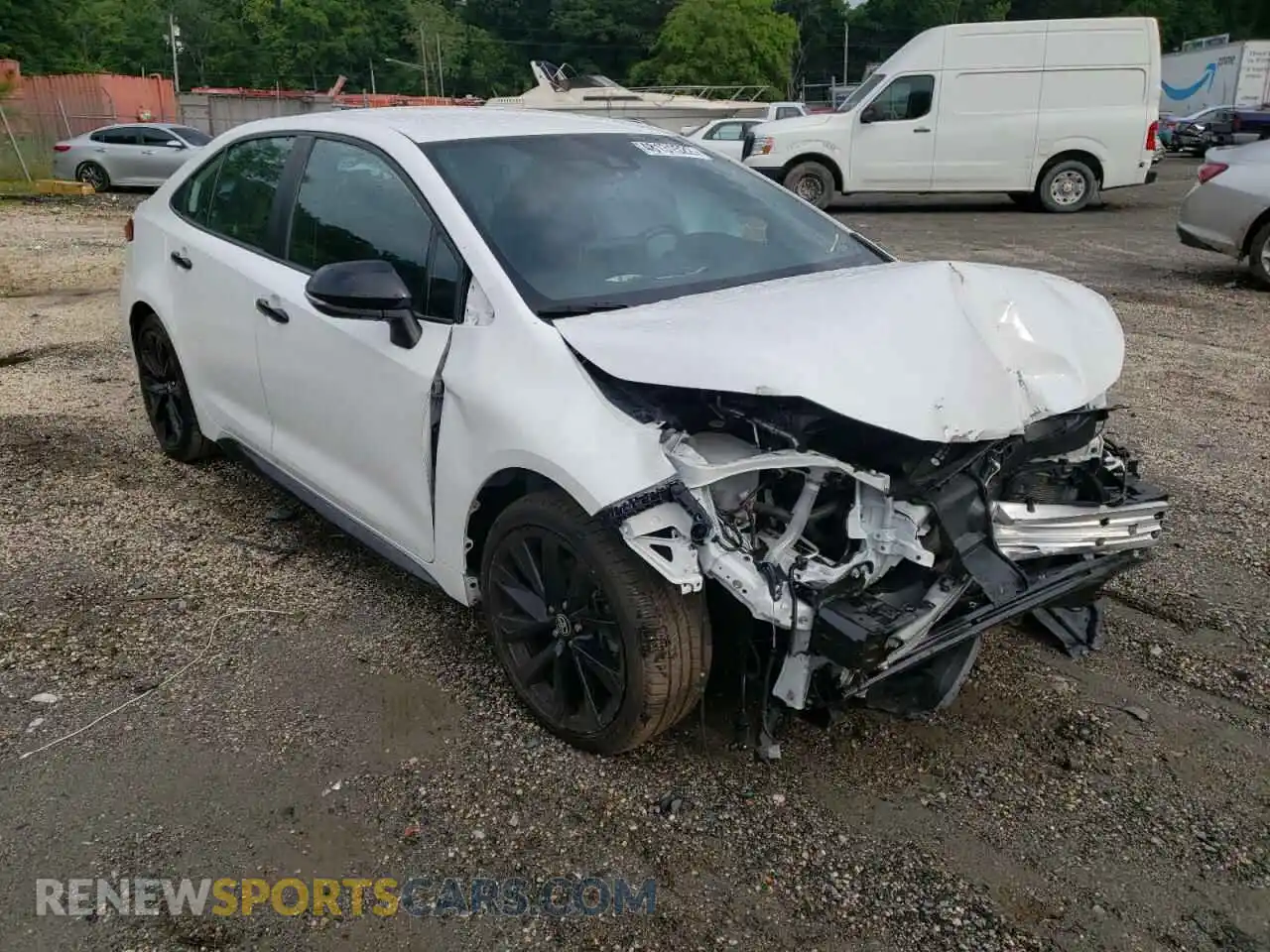 1 Photograph of a damaged car 5YFS4MCE5MP084114 TOYOTA COROLLA 2021