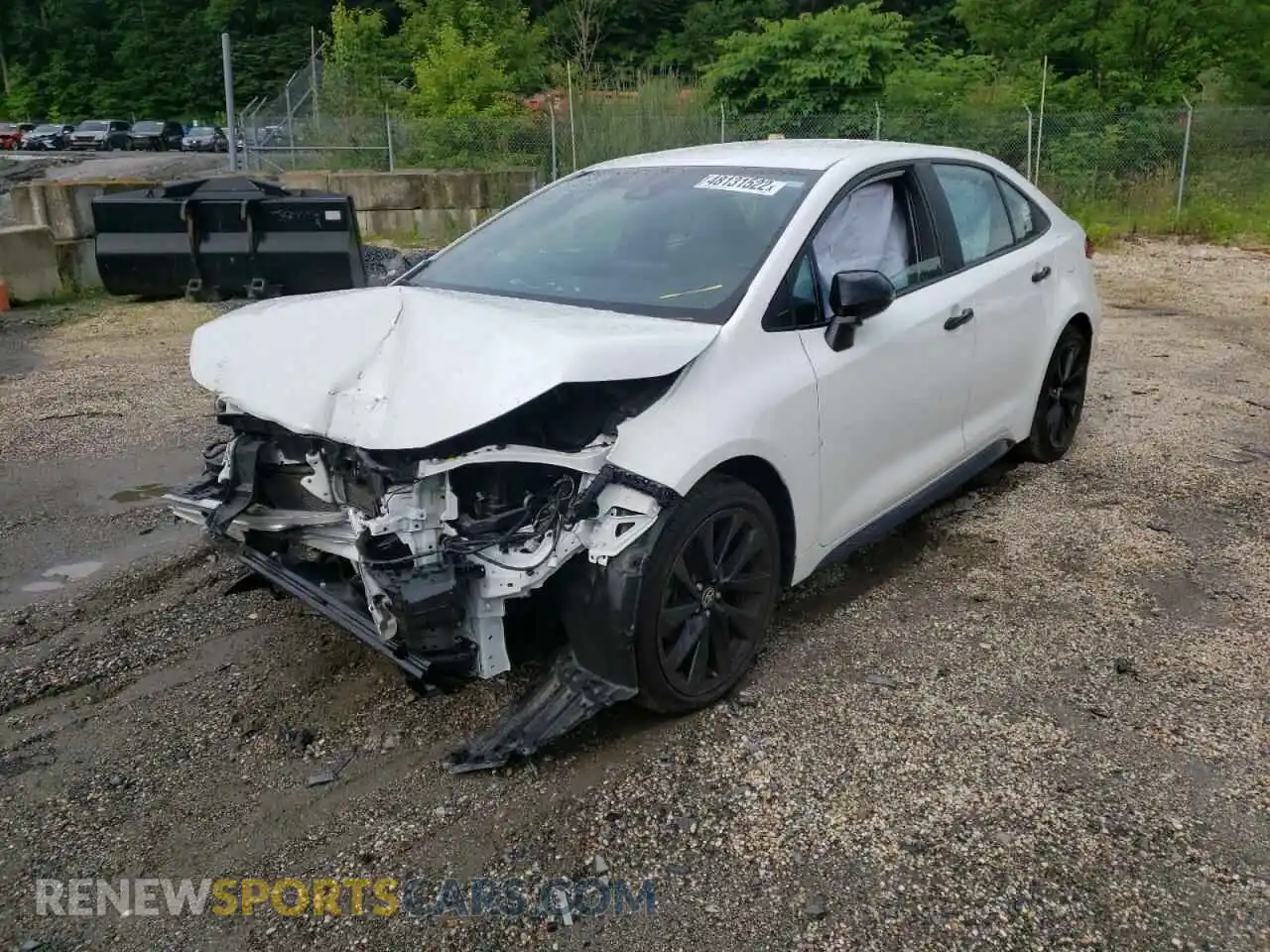 2 Photograph of a damaged car 5YFS4MCE5MP084114 TOYOTA COROLLA 2021