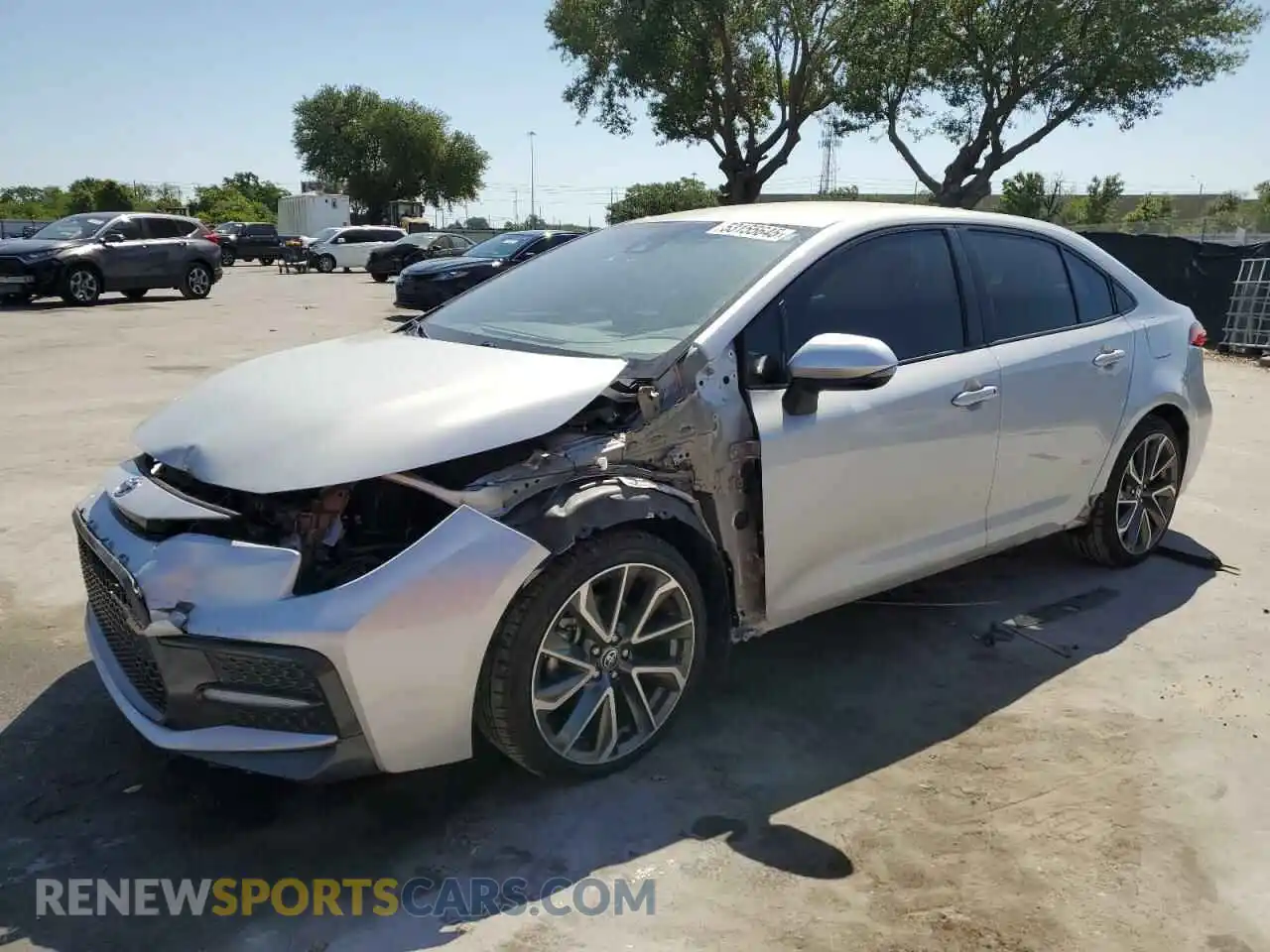 1 fotografías del automóvil dañado 5YFS4MCE5MP088924 TOYOTA COROLLA 2021