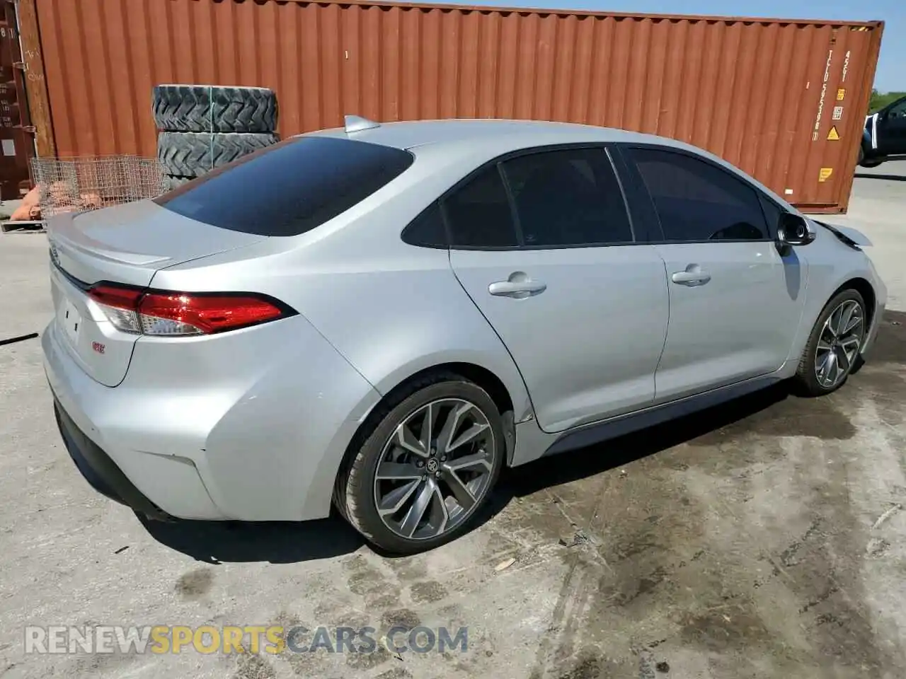 3 fotografías del automóvil dañado 5YFS4MCE5MP088924 TOYOTA COROLLA 2021