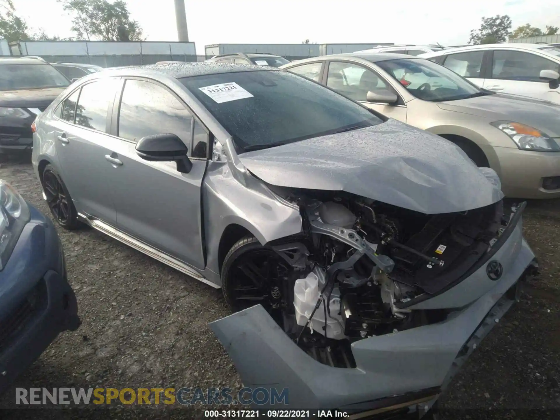 1 Photograph of a damaged car 5YFS4MCE5MP091709 TOYOTA COROLLA 2021