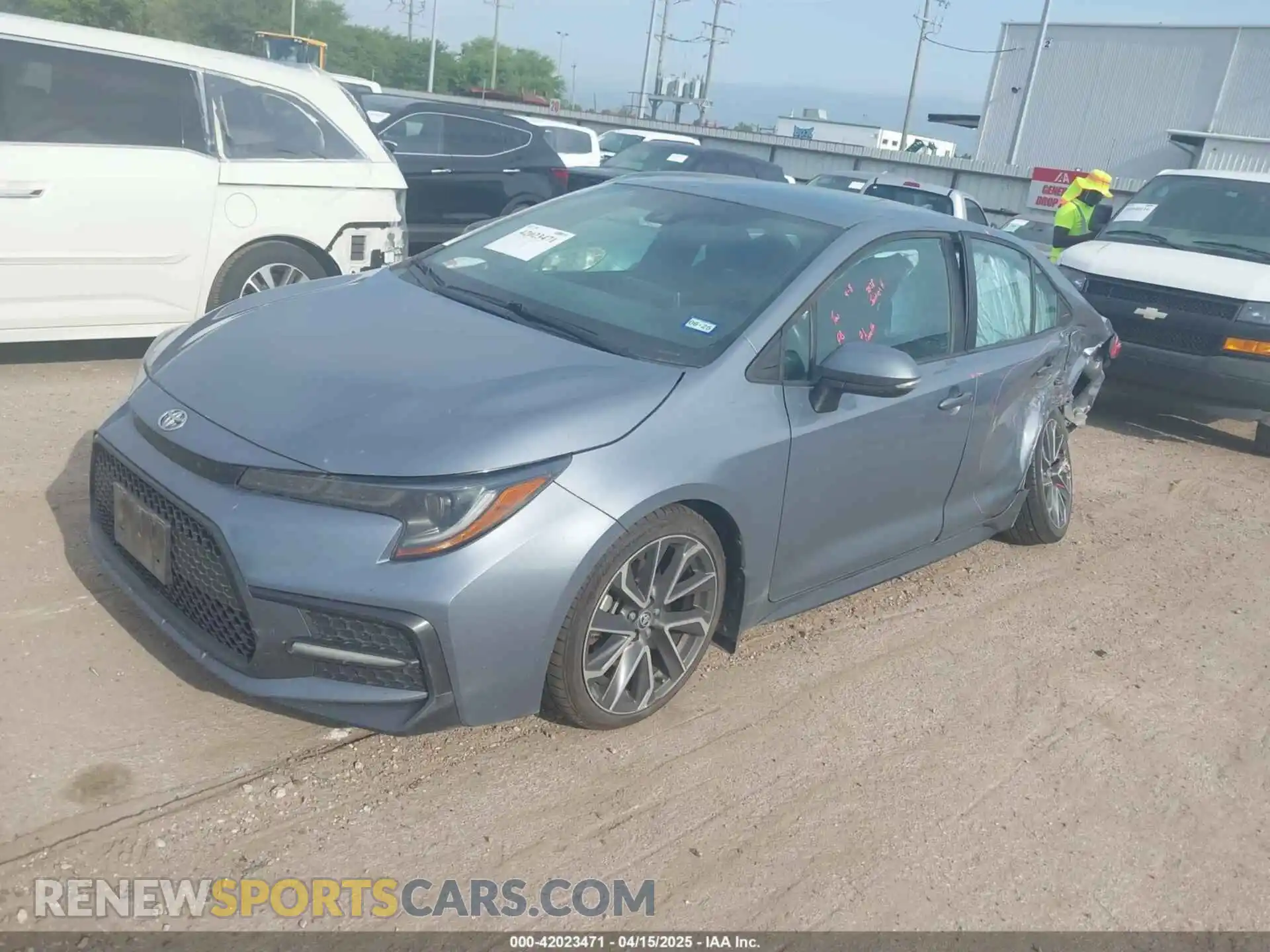 2 Photograph of a damaged car 5YFS4MCE5MP094545 TOYOTA COROLLA 2021