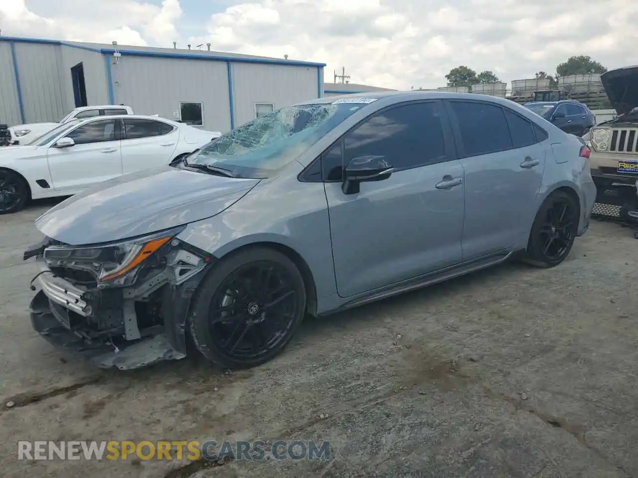 1 Photograph of a damaged car 5YFS4MCE5MP097753 TOYOTA COROLLA 2021