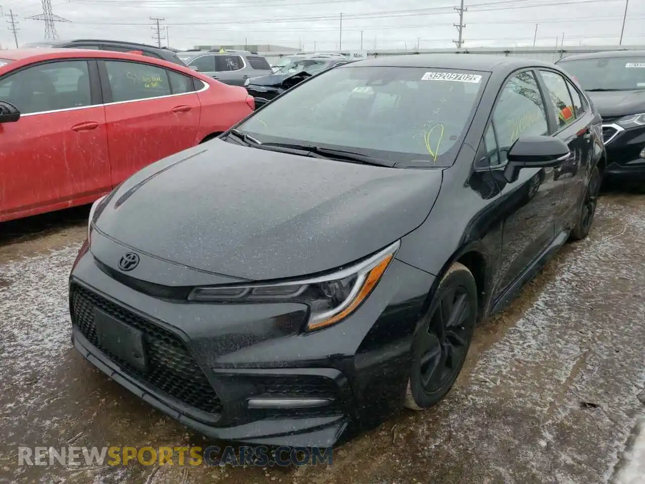 2 Photograph of a damaged car 5YFS4MCE6MP058783 TOYOTA COROLLA 2021