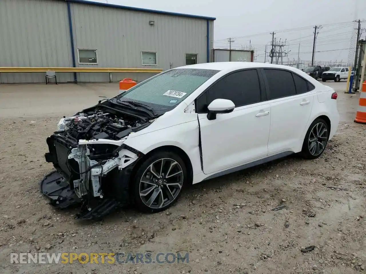1 Photograph of a damaged car 5YFS4MCE6MP064194 TOYOTA COROLLA 2021