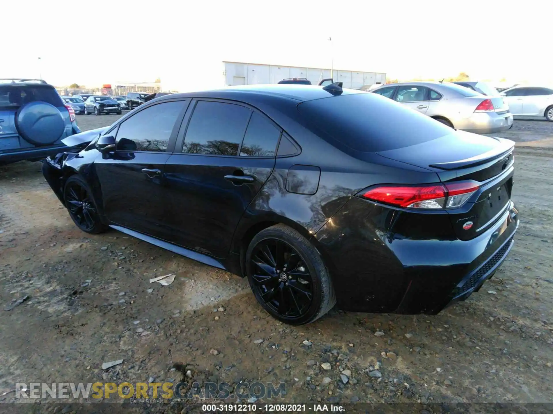 3 fotografías del automóvil dañado 5YFS4MCE6MP064275 TOYOTA COROLLA 2021
